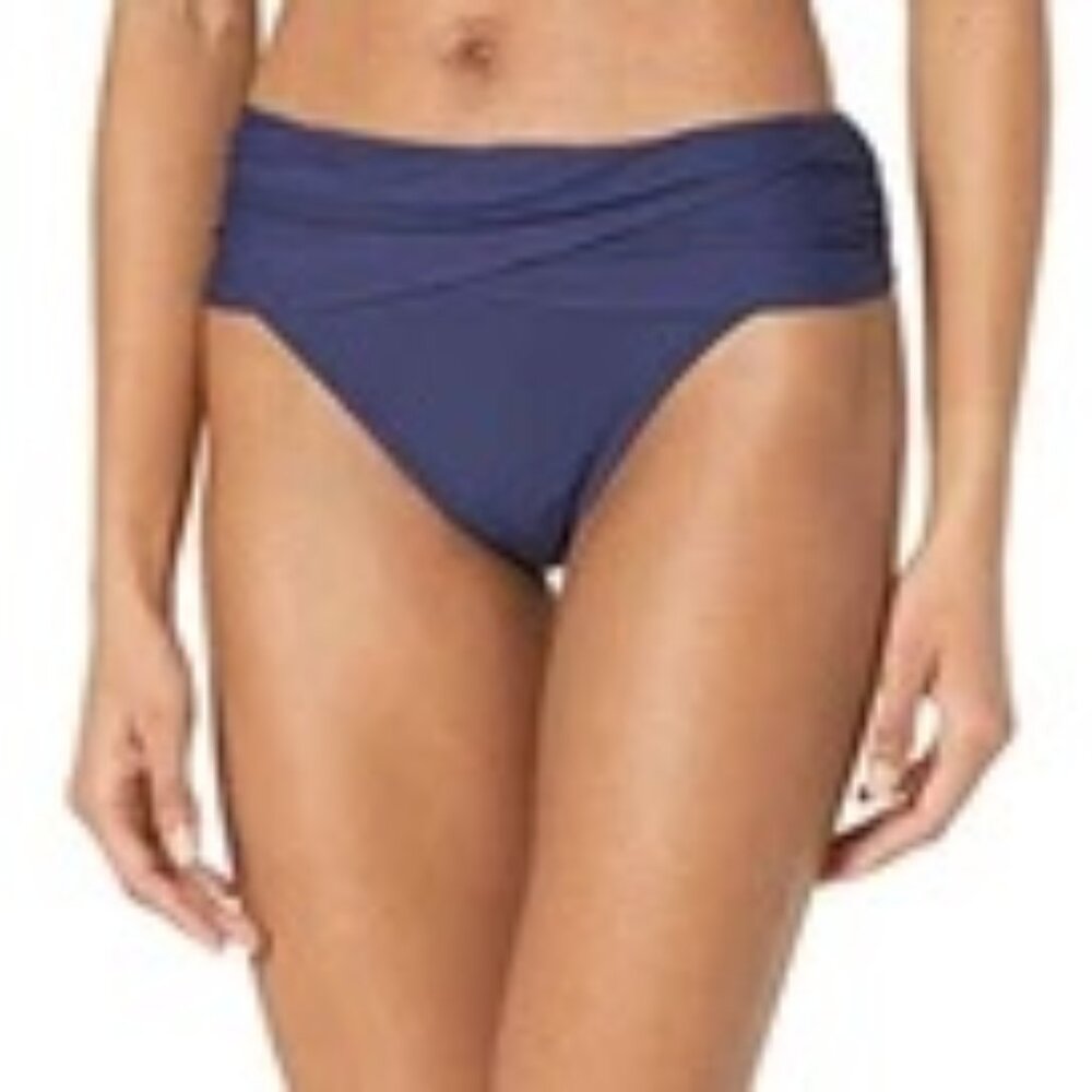 Lilly Pulitzer Lagoon Sarong Hipster Bikini Bottom in Navy - NWT